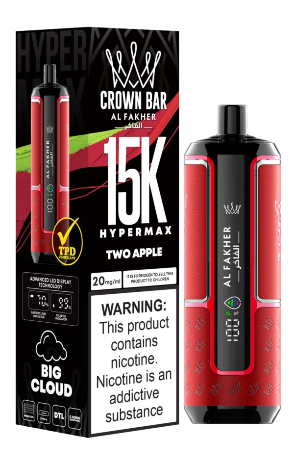 Al Fakher Crown Bar | 15000 | 5MG - Image 6